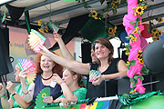 Claudia Stamm bei der CSD Parade 2015(©Foto: Martin Schmitz)